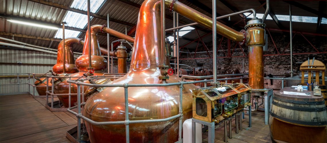 whiskey distillery brewery alcohol making gin beer copper cask s